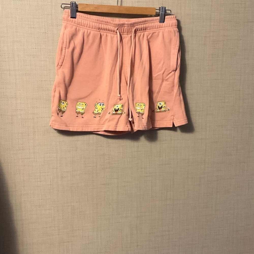 Nickelodeon Coral Graphic Athletic Shorts